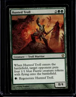 MTG Magic the Gathering Hunted Troll (150) LP - Image 1
