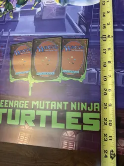 TEENAGE MUTANT NINJA TURTLES POSTER 18x24 promotional MTG Magic the Gathering - Image 2
