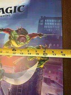 TEENAGE MUTANT NINJA TURTLES POSTER 18x24 promotional MTG Magic the Gathering - Image 3