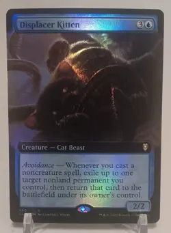 Displacer Kitten (Extended Art) Commander Legends: Battle for Baldur's Gate Foil - Image 1