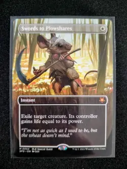 MTG Swords to Plowshares Borderless 0054 Special Guests NM - Image 1