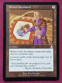 Magic The Gathering URZA'S DESTINY URZA'S INCUBATOR artifact card MTG - Image 1