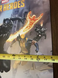 MARVEL SUPER HEROES POSTER 18x24 NEW promotional MTG Magic the Gathering - Image 2