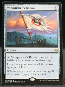 Vanquisher’s Banner – 1x – Light Play – Ixalan (XLN) – MTG – EDH / Commander - Image 1