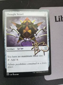 Thought Vessel MTG Artist Proof Shadow Signed RK Post - Image 1