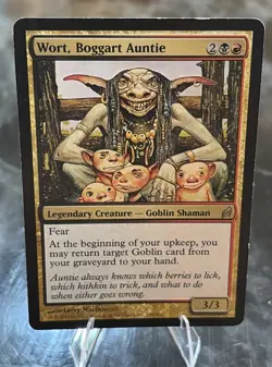 MTG Wort Boggart Auntie Lorwyn Regular Card Magic The Gathering MP Condition - Image 1