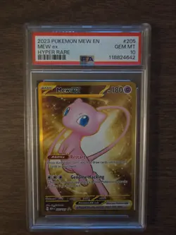 MEW EX #205 POKEMON 151 ULTRA-PREMIUM GM PSA 10 - Image 1