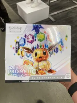 Pokemon Prismatic Evolutions Elite Trainer Box - New Sealed - Ships Same Day - Image 1