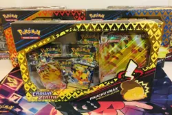 🔥Pokemon Crown Zenith Pikachu VMax Premium Collection Pin Box! New/Unopened!🔥 - Image 3