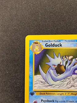 Golduck 1st Edition 35/62 WOTC Fossil Pokemon Card English LP - Image 3
