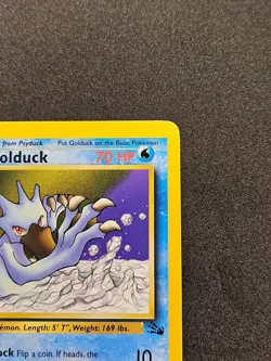 Golduck 1st Edition 35/62 WOTC Fossil Pokemon Card English LP - Image 4