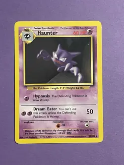 Pokemon TCG Base Set Haunter 29/102 Uncommon Near Mint - Image 1