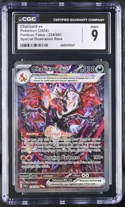 Charizard EX 234/091 Special Illustration Rare Pokemon CGC 9 Mint *047 - Image 1