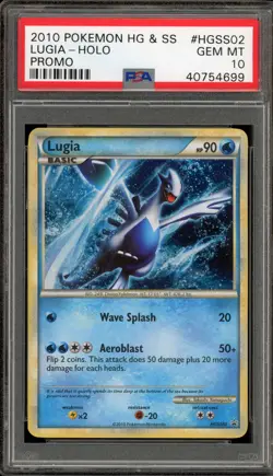 Pokemon Lugia HeartGold & SoulSilver Holo Promo HGSS02 PSA 10 Gem Mint - Image 1