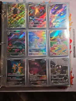 Pokemon Card Lot Binder V/VMAX IR Hits 180 Cards NM Full Art - Image 1