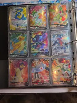 Pokemon Card Lot Binder V/VMAX IR Hits 180 Cards NM Full Art - Image 4