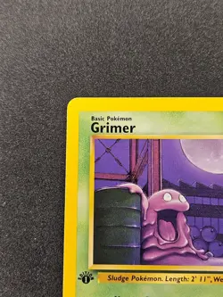 Grimer 1st Edition 48/62 Fossil Pokemon English WOTC LP - Image 3