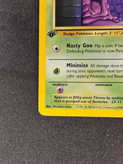 Grimer 1st Edition 48/62 Fossil Pokemon English WOTC LP - Image 5