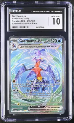 Garchomp EX 245/182 Special Illustration Rare Pokemon CGC 10 Gem Mint *066 - Image 1