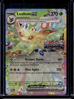 2025 Pokemon Prismatic Evolutions Leafeon ex Promos #006/131 - Image 1