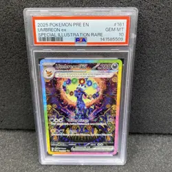 2025 POKEMON PRISMATIC EVOLUTIONS #161 UMBREON EX PSA 10 SIR - Image 2