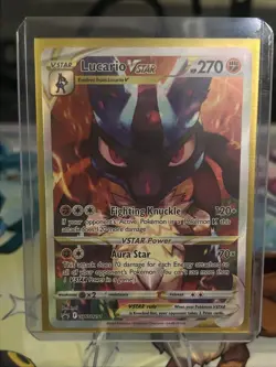 Pokemon TCG Lucario VSTAR SWSH291 Holo Black Star Promo Crown Zenith - Image 1