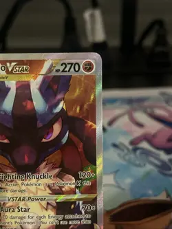 Pokemon TCG Lucario VSTAR SWSH291 Holo Black Star Promo Crown Zenith - Image 4