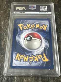 1999 POKEMON FOSSIL 5 GENGAR-HOLO 1ST EDITION PSA 8 - Image 3