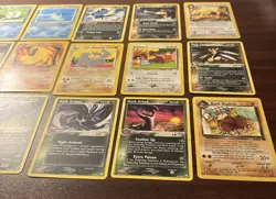 Vintage Pokemon Card Lot Dark Pokemon LP/NM 18 Cards - Image 3