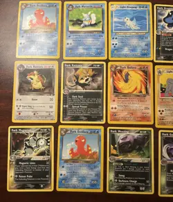 Vintage Pokemon Card Lot Dark Pokemon LP/NM 18 Cards - Image 4