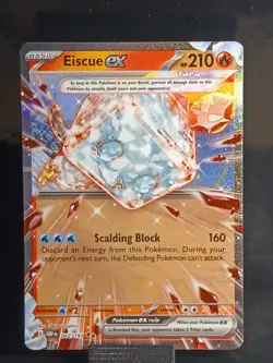 Pokemon TCG Obsidian Flames #42 Eiscue ex Double Rare - Image 1