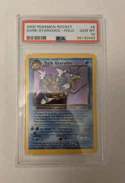 Pokemon PSA 10 Dark Gyarados Holo 8/82 2000 Team Rocket POP 104 - Image 3