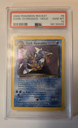 Pokemon PSA 10 Dark Gyarados Holo 8/82 2000 Team Rocket POP 104 - Image 5