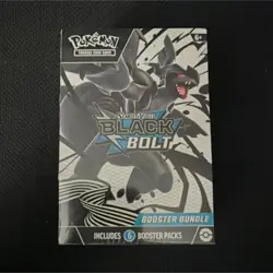 Pokemon Scarlet & Violet Black Bolt Booster Bundle Box 6 Packs English - Image 1