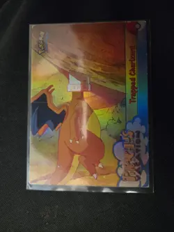 Pokemon 1999 Topps Movie Card #51 “Trapped Charizard” Holo HP - Image 1