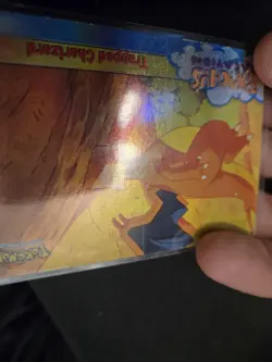 Pokemon 1999 Topps Movie Card #51 “Trapped Charizard” Holo HP - Image 3