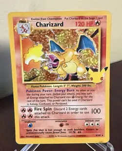 Charizard 4/102 Celebrations: Classic Collection Holo Pokemon - Image 1