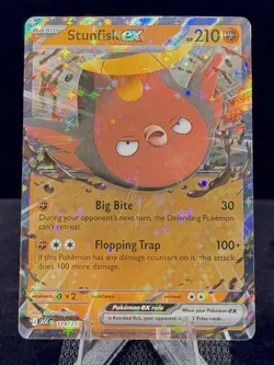Pokemon-Mega Evolution: Ascended Heroes-Stunfisk ex-114/217-Double Rare-M/NM - Image 4
