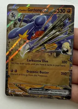 Cynthia’s Garchomp ex 111/217 Double Rare - Pokemon TCG Ascended Heroes - NM - Image 1