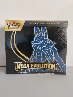Pokemon TCG Mega Evolution Elite Trainer Box – Mega Lucario ETB Factory Sealed - Image 1