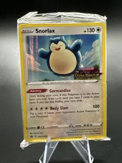 Snorlax - SWSH068 - Pokemon Sword & Shield Promo SEALED PreRelease Holo Rare NM - Image 1