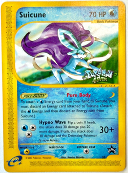 Suicune 53/53 WOTC Black Star Promo 2002 Pokemon 4Ever LP - Image 1