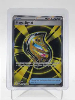 MEGA SIGNAL 2025 POKEMON MEGA EVOLUTION ULTRA RARE TRAINER 171/132 Q5542 - Image 1