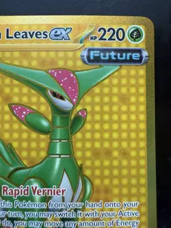 Pokemon Gold Iron Leaves ex 213/162 SV05: Temporal Forces Holo (NM) - Image 3