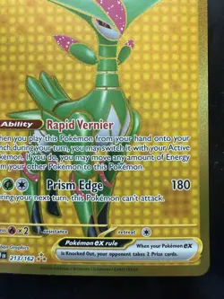 Pokemon Gold Iron Leaves ex 213/162 SV05: Temporal Forces Holo (NM) - Image 5