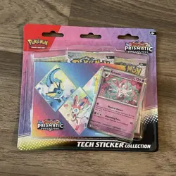 Pokemon Scarlet & Violet Prismatic Evolutions Tech Sticker Collection Sylveon - Image 1