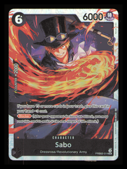 One Piece TCG Sabo The Best Vol. 2 Premium Booster PRB02-014 SR Super Rare NM - Image 1