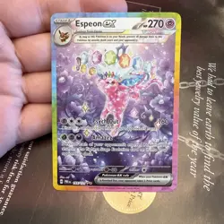 Pokemon TCG Espeon EX Prismatic Evolutions Holo Card 155/131 - Image 4