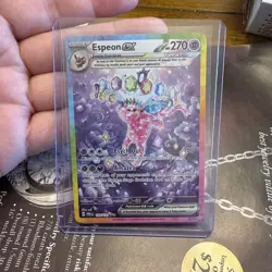 Pokemon TCG Espeon EX Prismatic Evolutions Holo Card 155/131 - Image 5