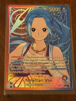 Nefeltari Vivi EB03 Alt Art Leader Alt Art SR + More x5 Card Lot One Piece Eng. - Image 2